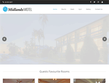 Tablet Screenshot of midlandsmotel.com.au
